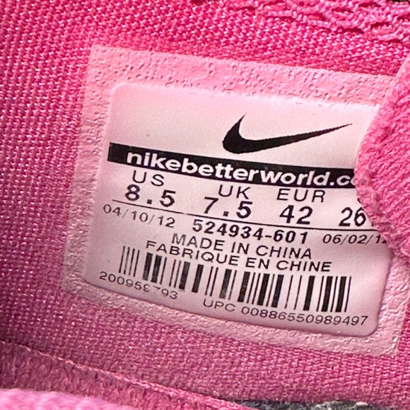 Nike Hyperdunk 2012 Think Pink Size 8.5 Sneakers - Picture 8 of 8